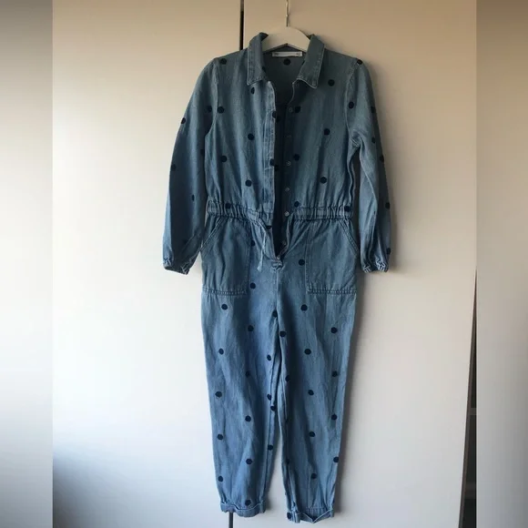 M&S denim boiler suit age 6-7 - Picture 4 of 4